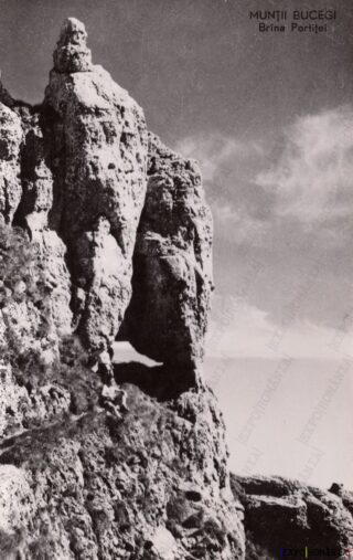 Carte poștală Muntii Bucegi Brana Portitei - anii '60