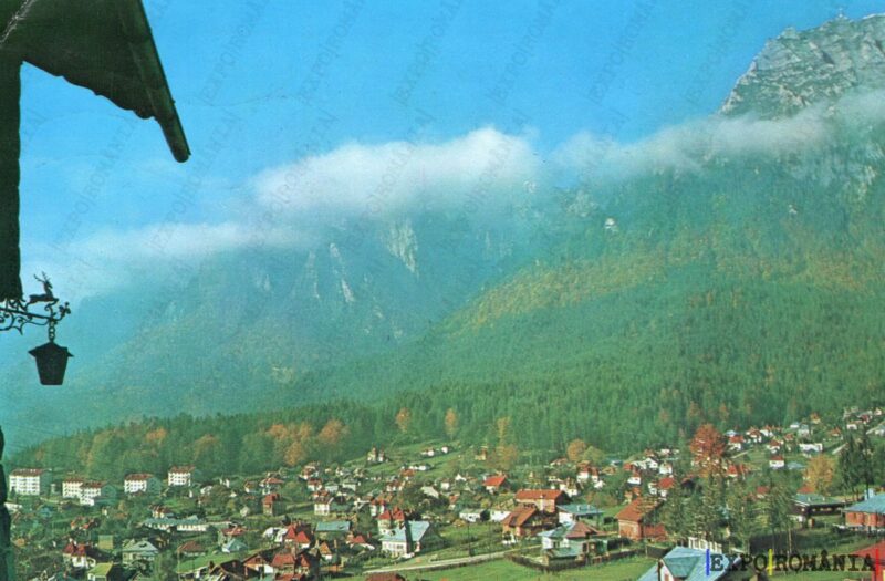 Carte poștală Busteni Vedere spre Caraiman - anii '70 - 01