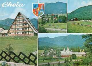 Carte poștală Cheia Hanul Cheia Satul Cheia Cabana Muntele Rosu - anii '70