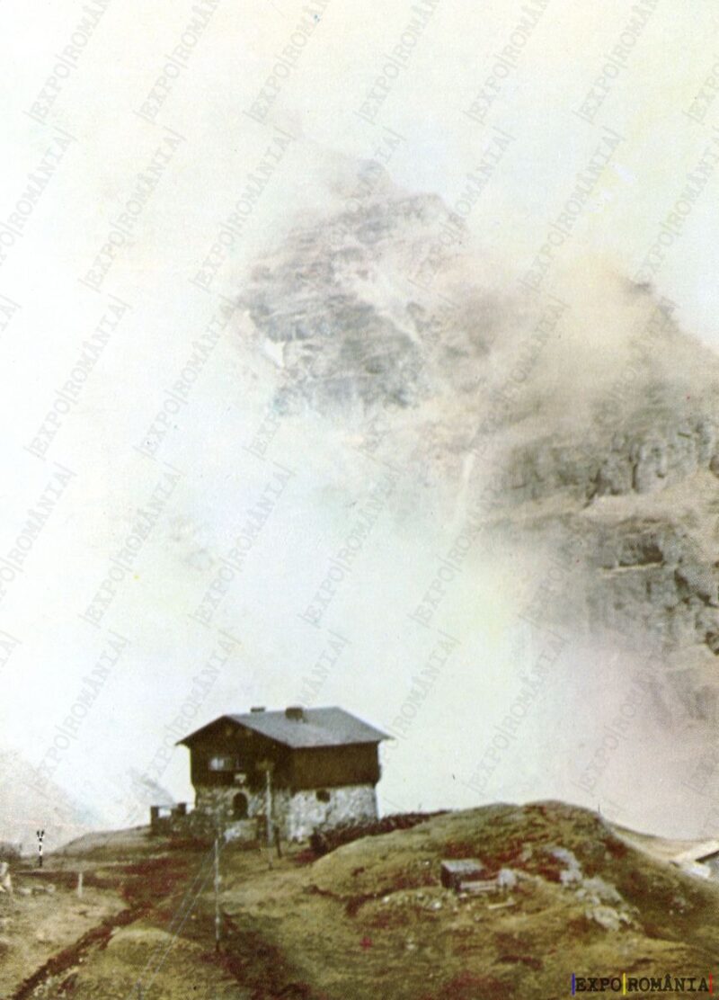 Carte poștală Muntii Bucegi Valea Jepilor Cabana Caraiman - anii '70