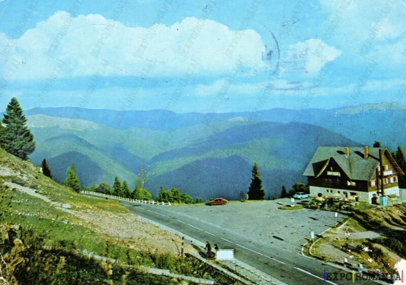 Carte poștală Sinaia Cabana Bradet - anii '70
