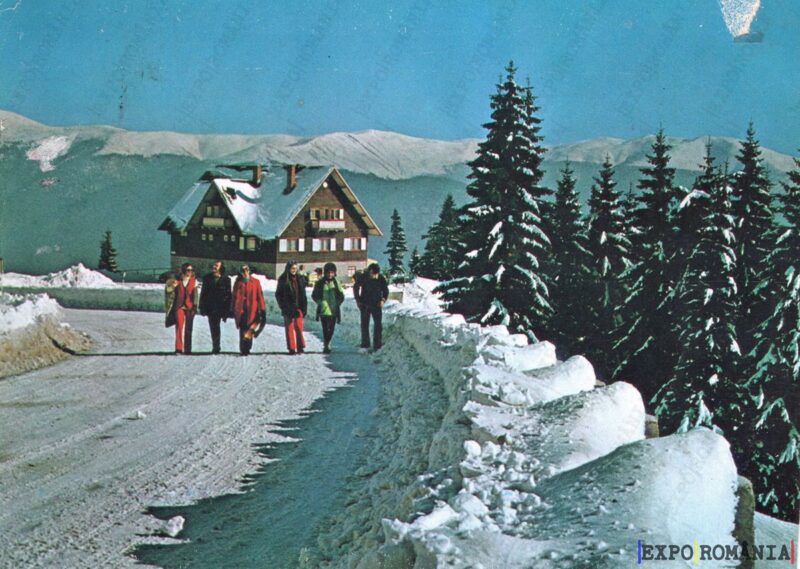 Carte poștală Sinaia Cabana Cota 1300 - anii '70