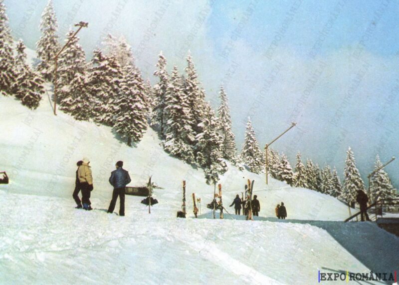 Carte poștală Sinaia Partia de Schi - anii '70