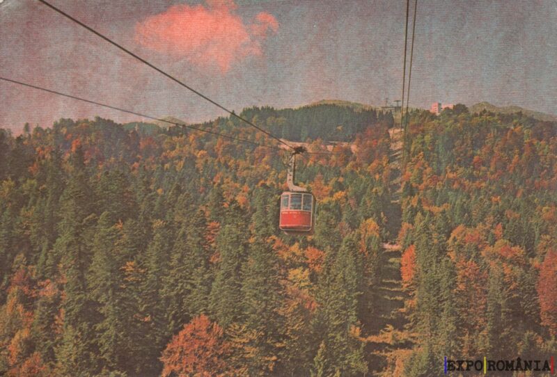 Carte poștală Sinaia Telecabina - anii '70