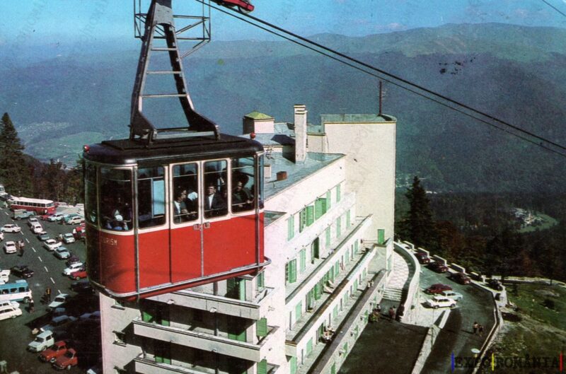 Carte poștală Sinaia Telecabina Cota 1400 - anii '70 - 02