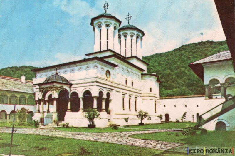 Carte poștală Manastire Hurez - anii '70