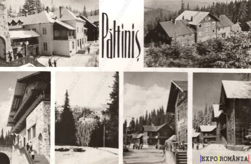 Carte poștală Paltinis Iarna - anii '60