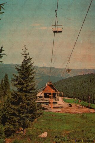 Carte poștală Paltinis Teleferic - anii '60 - 02