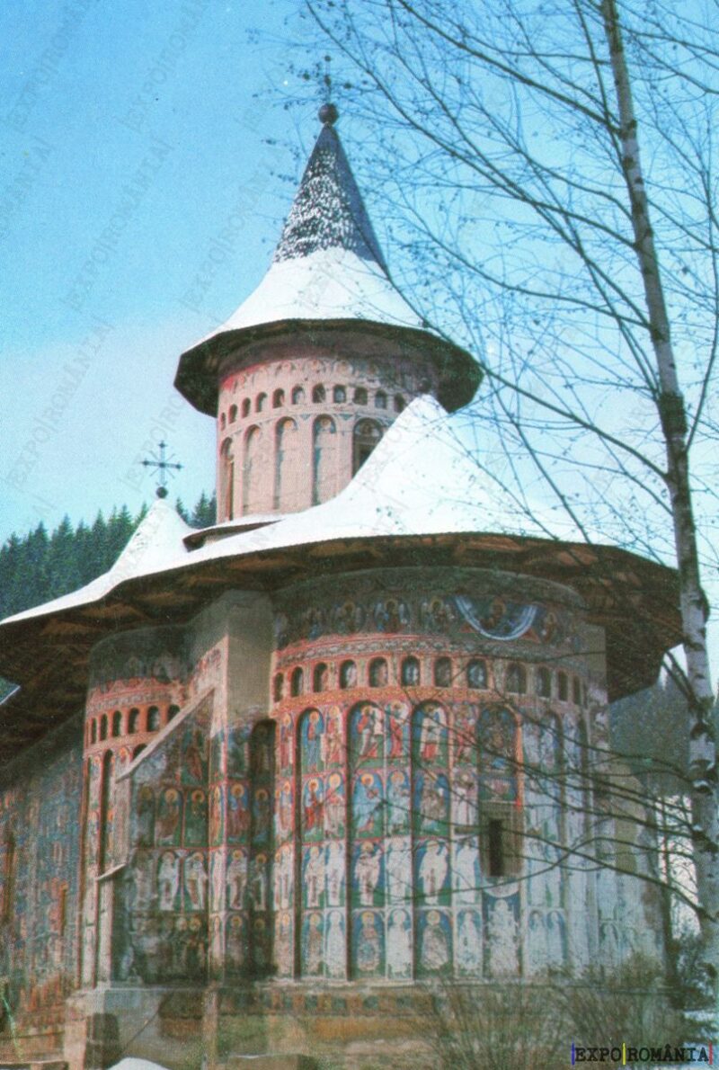 Carte poștală Biserica Voronet - anii '70 - 02