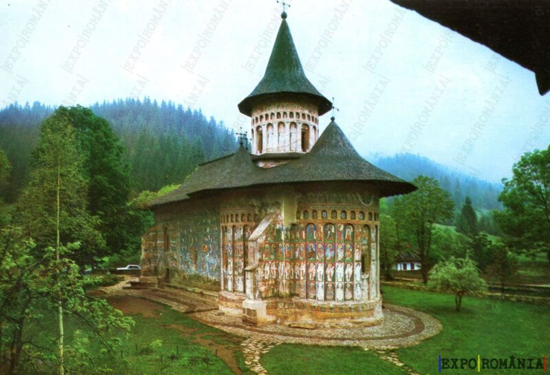 Carte poștală Biserica Voronet - anii '70 - 03