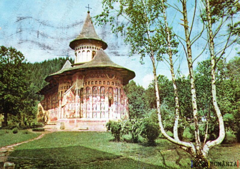 Carte poștală Biserica Voronet - anii '70 - 04