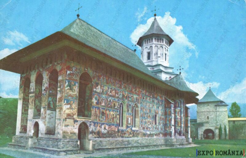 Carte poștală Manastirea Moldovita - anii '70 - 02