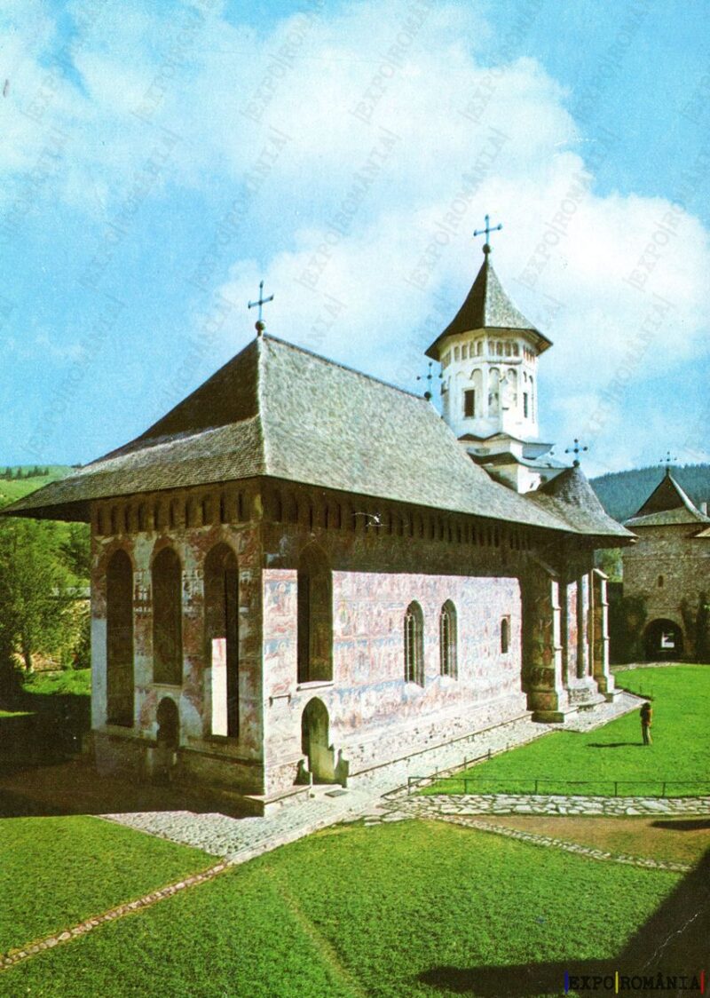 Carte poștală Manastirea Vatra Moldovitei - anii '70