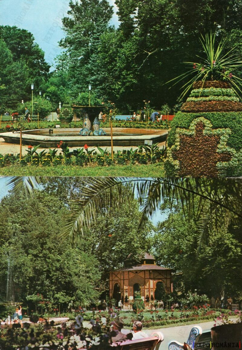 Carte poștală Buzias Parcul - anii '70 - 01