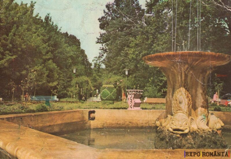 Carte poștală Buzias Parcul - anii '70 - 02