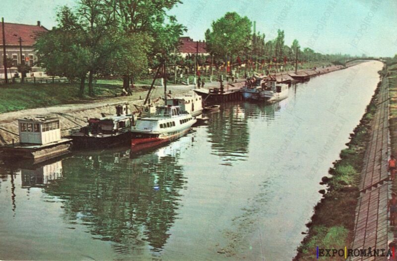 Carte poștală Timisoara Canalul Bega - anii '70
