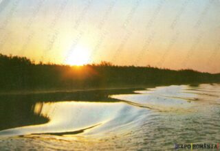 Carte poștală Delta Dunarii Noaptea - anii '70 - 02