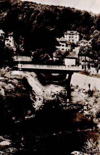 Carte poștală Olanesti Podul - anii '50