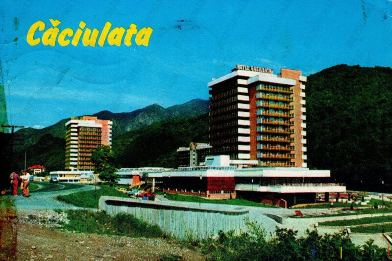 Carte poștală Caciulata Hotel Caciulata - anii '70