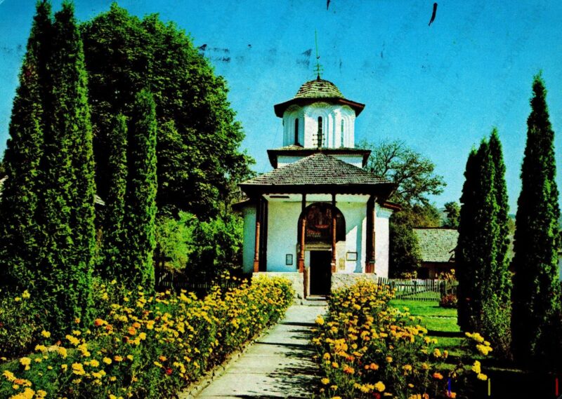 Carte poștală Calimanesti Schitul Ostrov - anii '70