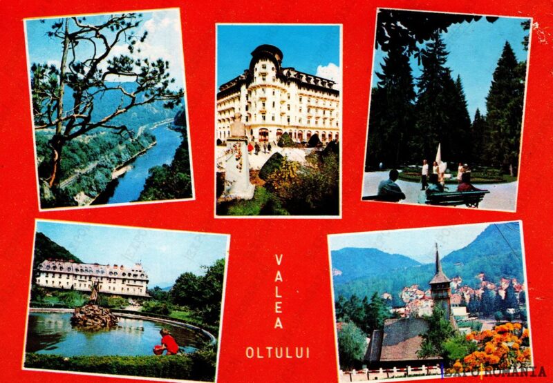 Carte poștală Valea Oltului - anii '70 - 01
