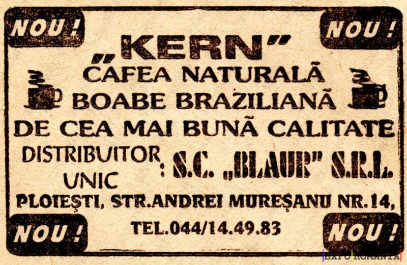 Cafea naturală Kern din boabe braziliene
