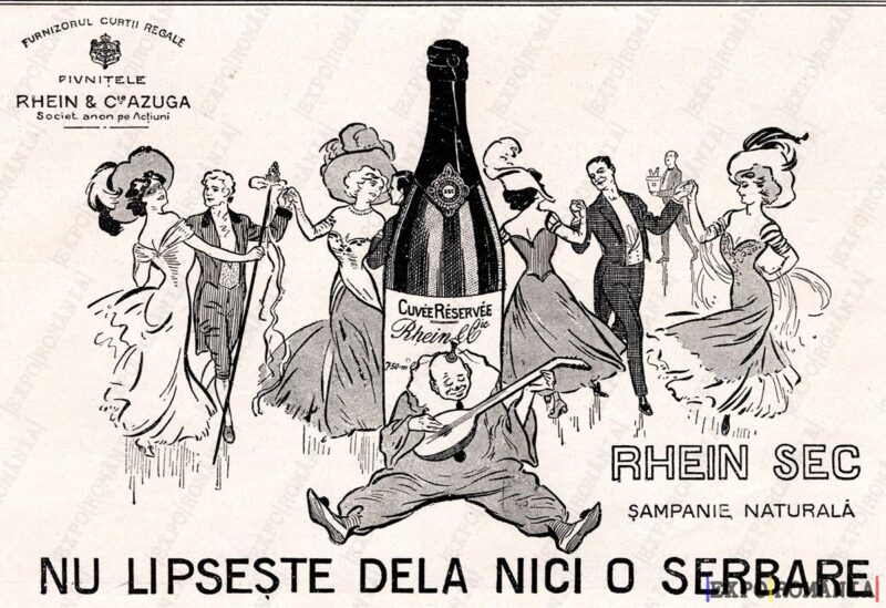 Serbări festive cu șampanie Rhein Sec