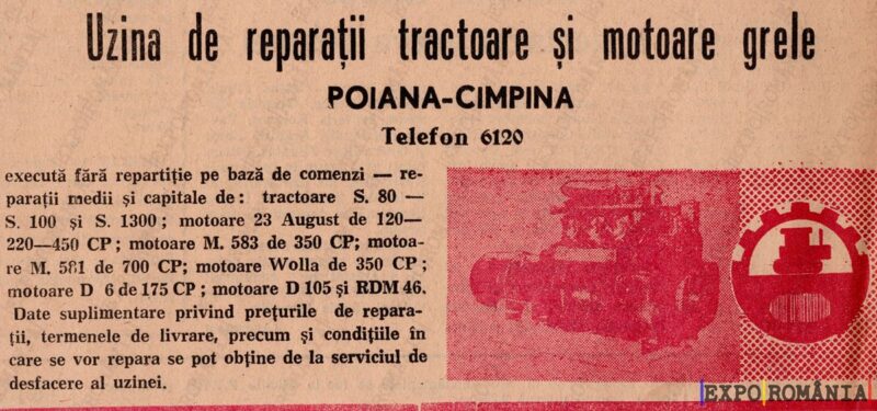 Uzina de reparatii pentru tractoare si motoare grele