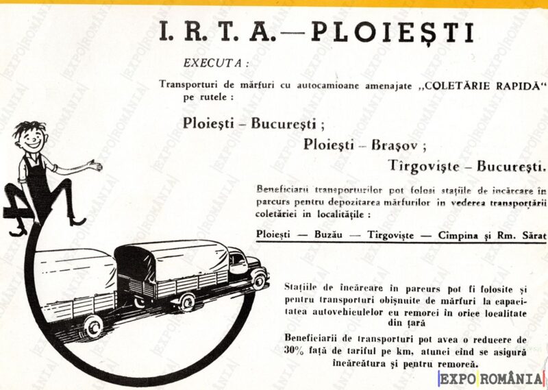 Transporturi rapide de mărfuri I.R.T.A. Ploiești
