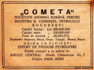 Cometa: Industria petrolului în România