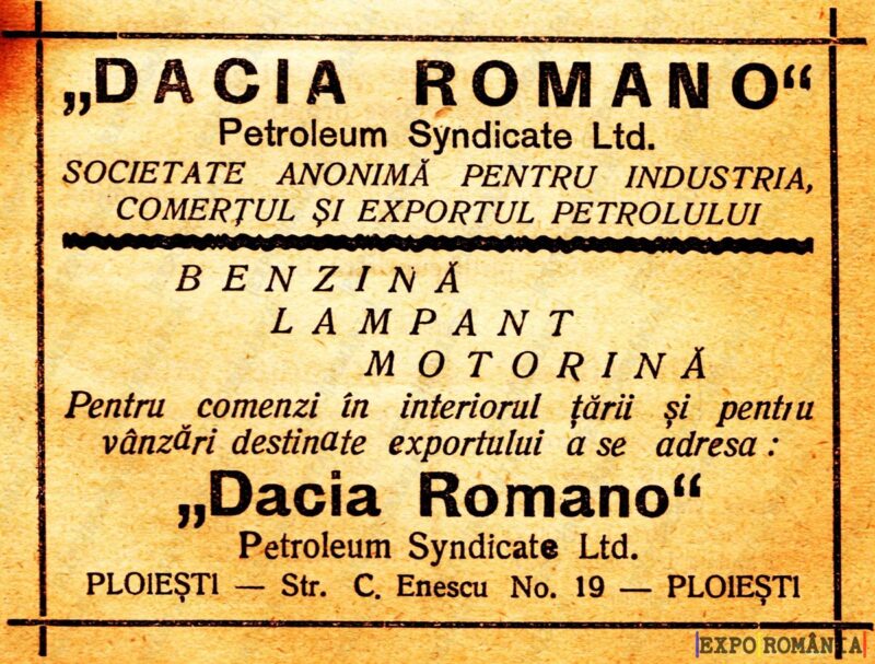 Dacia Romano - Industria petrolieră din Ploiești