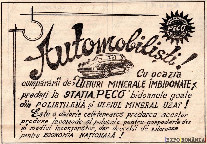 Promovarea uleiurilor minerale la stația PECO