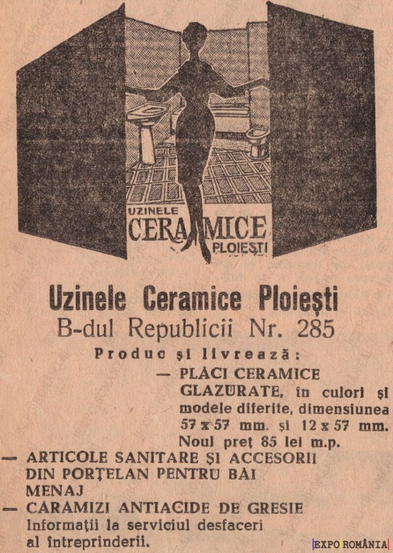 Produse ceramice de la Uzinelor Ploiești
