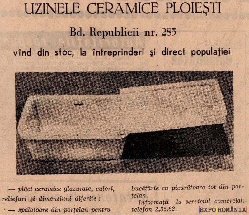 Promoție Uzinelor Ceramice Ploiești pentru produse din porțelan