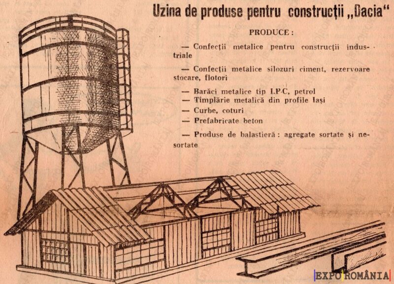 Uzina de construcții Oacia și produsele sale