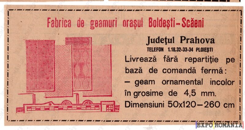 Fabrica de geamuri din Boldești-Scăeni