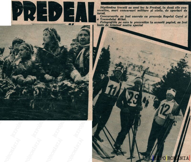Brașov Predeal Concurs de Schi - Anii '30