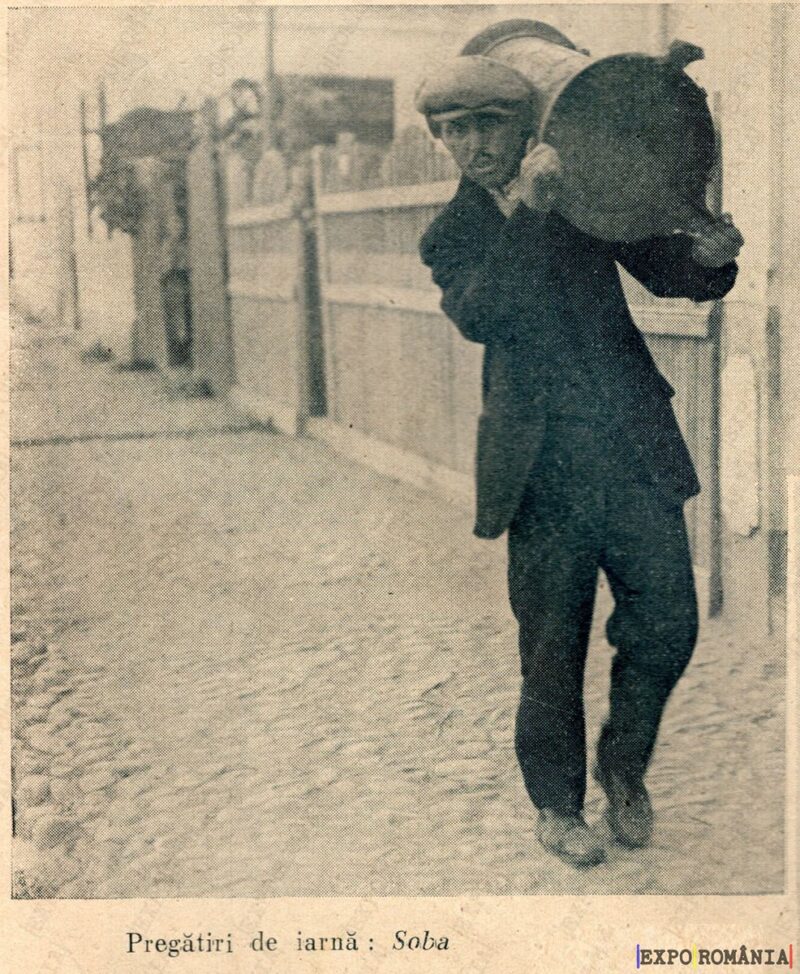 Buzău Pregătiri de Iarna Cumpărarea Unei Sobe - Anii '30