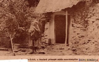 Insula Ada Kaleh Localnica cu Copil - Anii '30