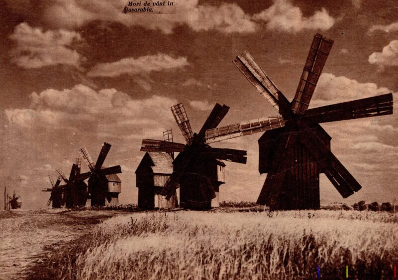 România Mare Basarabia Mori de Vânt Pentru Măcinat Cereale - Anii '30