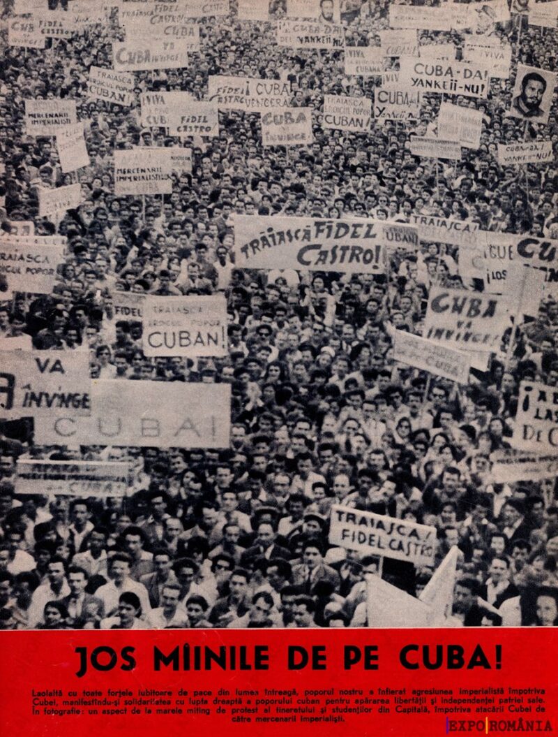 București Miting Pro Cuba și Fidel Castro - Anii '60