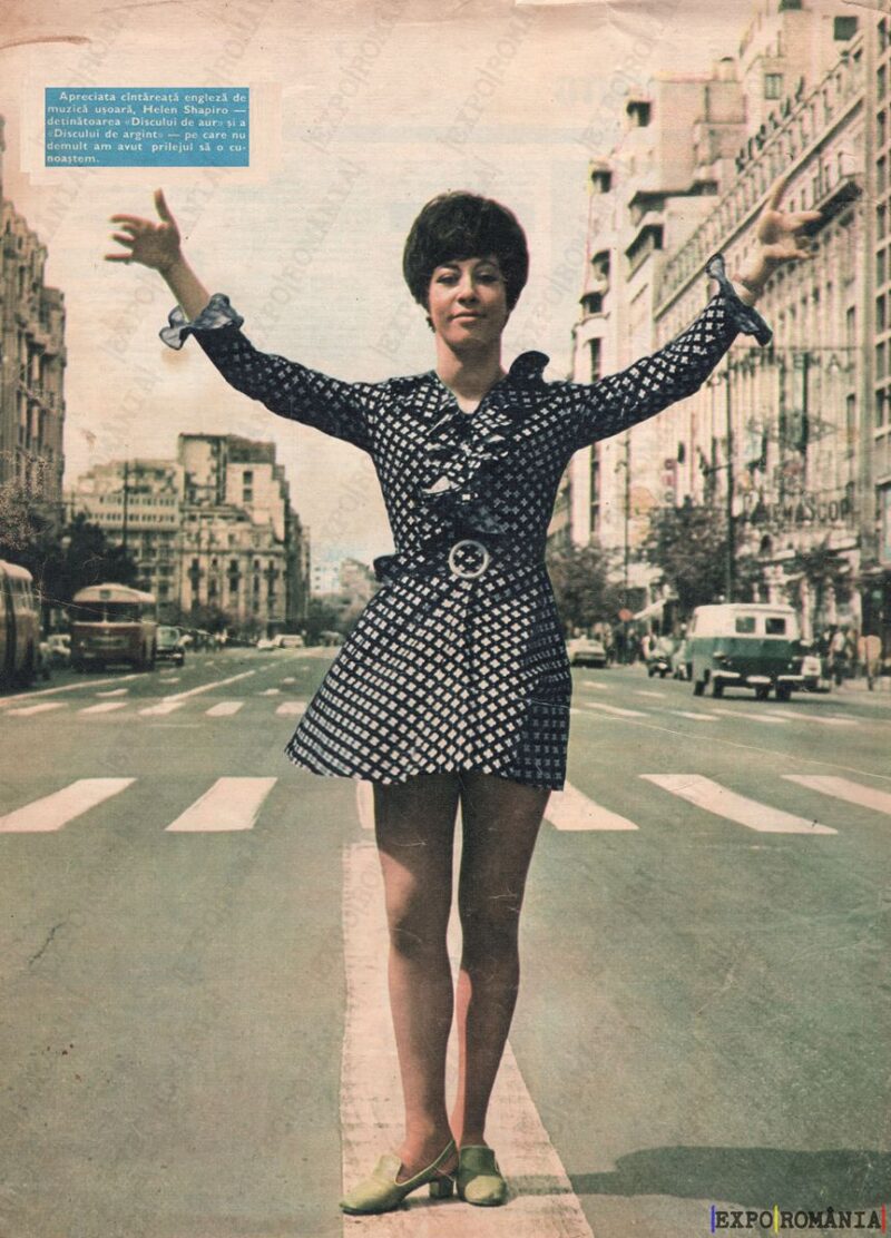 Cântăreața Britanica Helen Shapiro la București - Anii '60