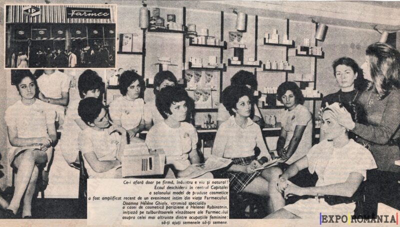 București Magazinul Farmec Prezentare Cosmetice Helene Rubinstein - Anii '70