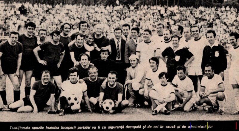 București Naționala de Fotbal A Actorilor - Anii '70
