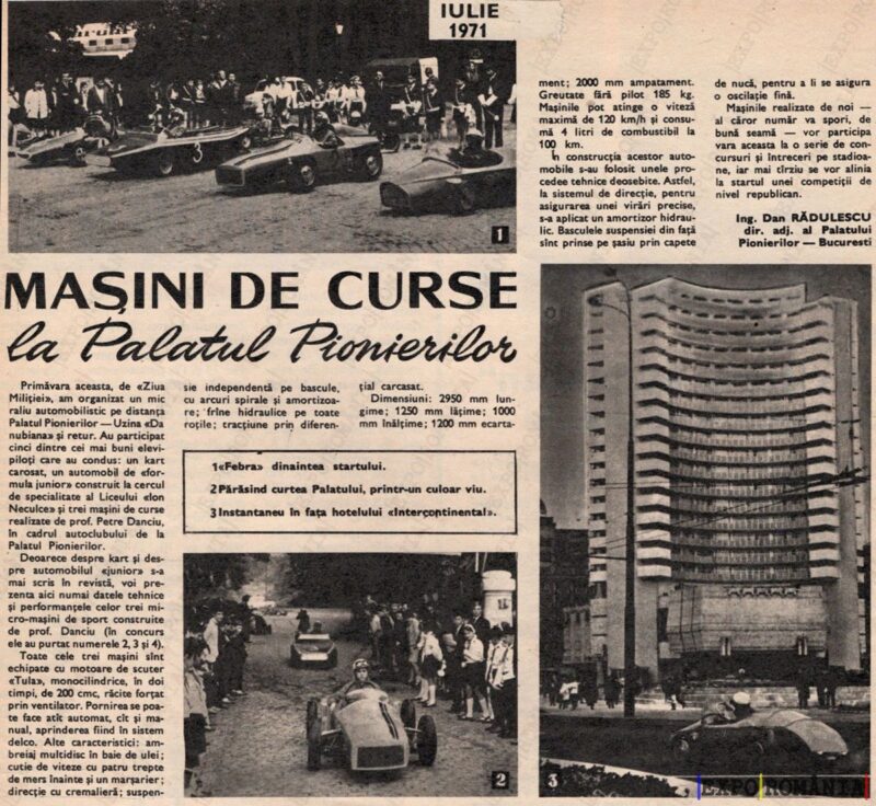 București Raliu cu Mașini Construite de Pionieri - Anii '70