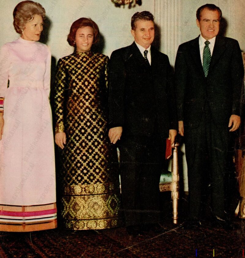 Ceaușescu cu Nixon - Anii '70