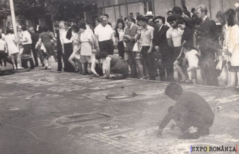 Copii Concurs Desene pe Asfalt - Anii '70 - 51