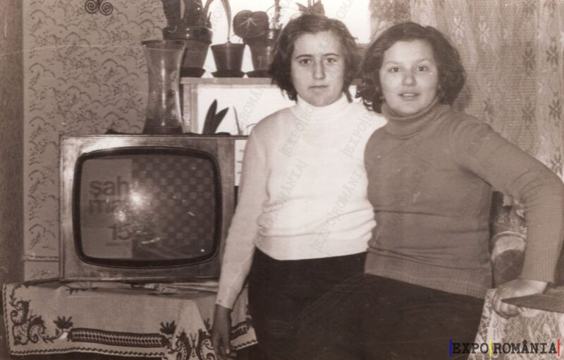Femei Acasă Televizor Emisiunea Șah Mat - Anii '70