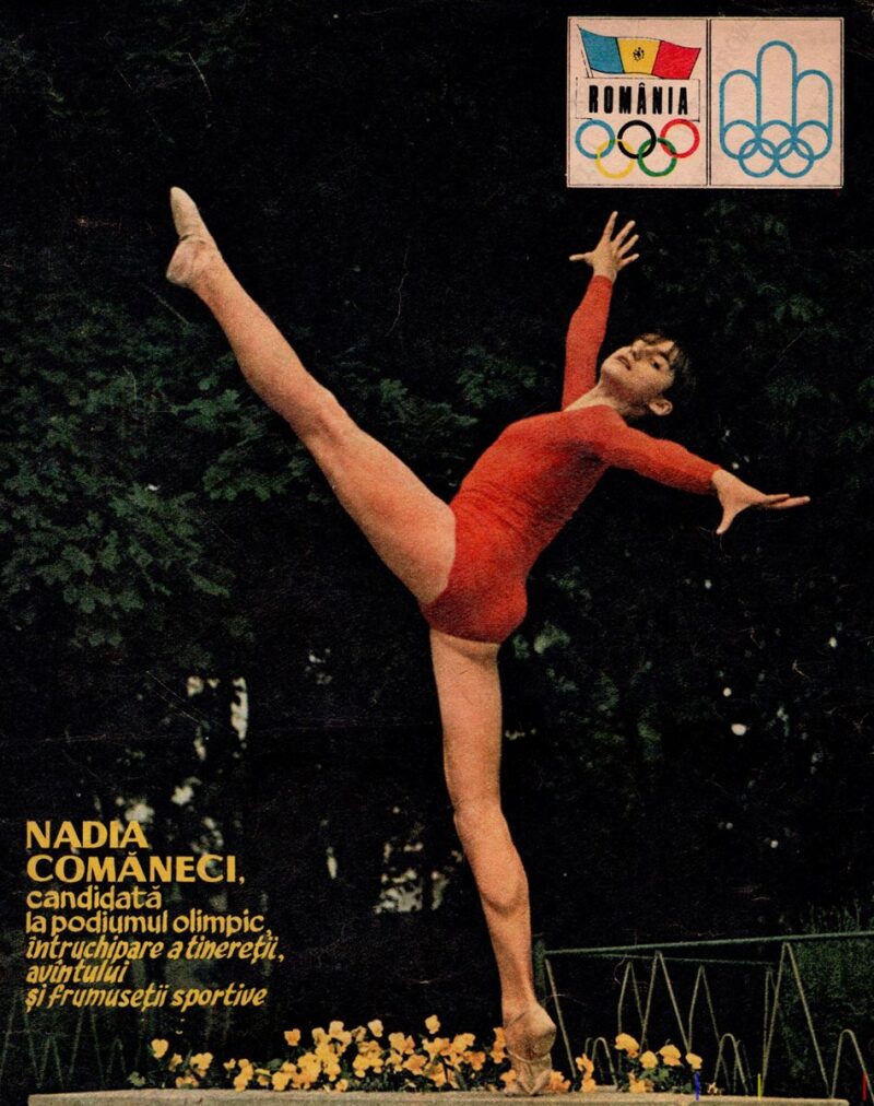 Gimnasta Nadia Comăneci - Anii '70