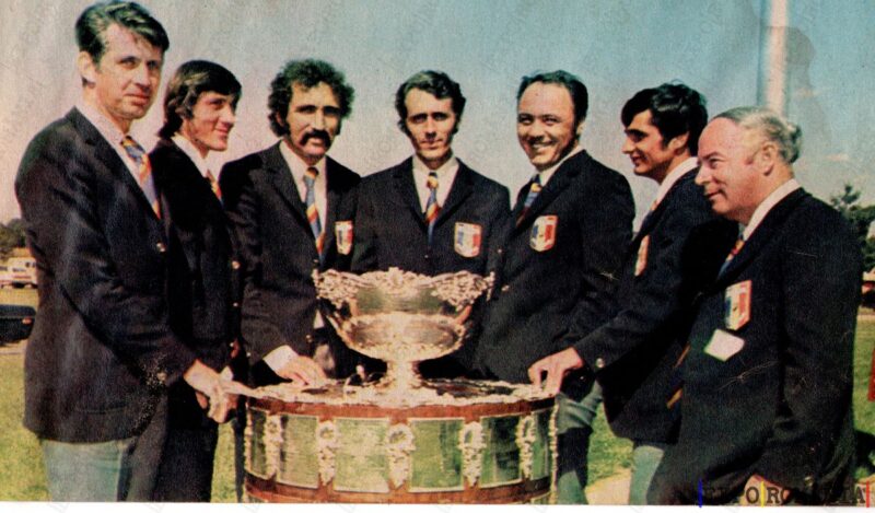Ion Țiriac și Ilie Năstase Cupa Davis 1971 - Anii '70